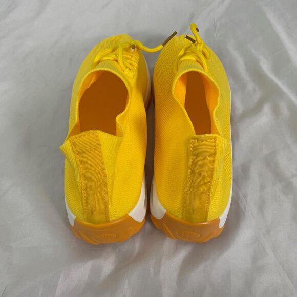 Chunky Bright Yellow Athleisure Running Workout Fashion Sneaker EU 41 US 10.5 - Picture 3 of 7